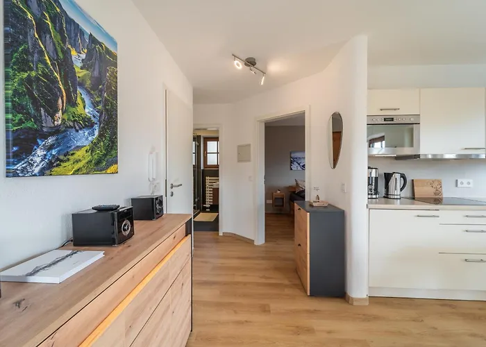 Апартаменты Am Sonneneck - Dreigipfelblick Fewo6 Mit Sauna